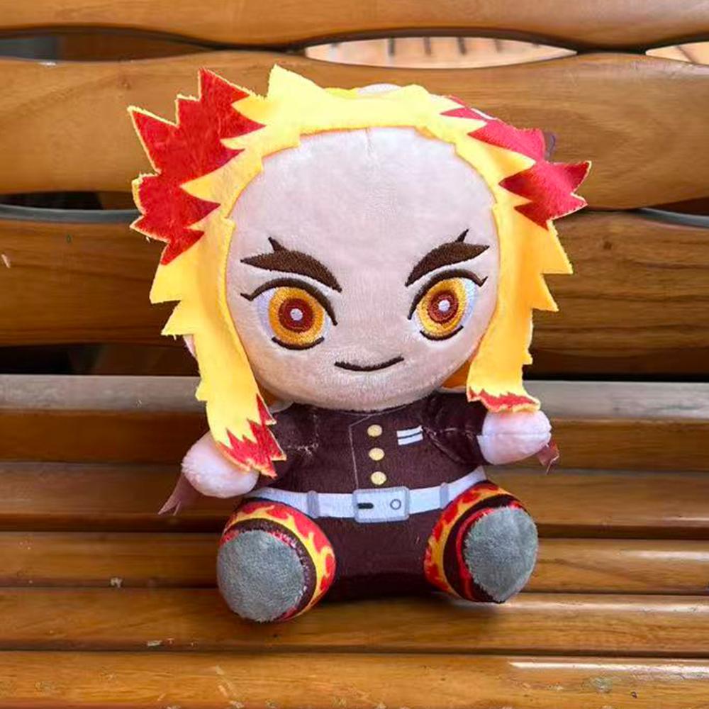 Cute Japan Demon Slayer Plush Dolls Lovely Anime Kimetsu No Yaiba Kamado Tanjirou Nezuko Zenitsu Kyoujurou Toys Gifts