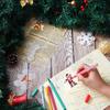 50PCS Clear Acrylic Dog Bone Christmas Ornament Blank Bone Christma Tree Acrylic Ornament with Hole for DIY Craft, Holiday