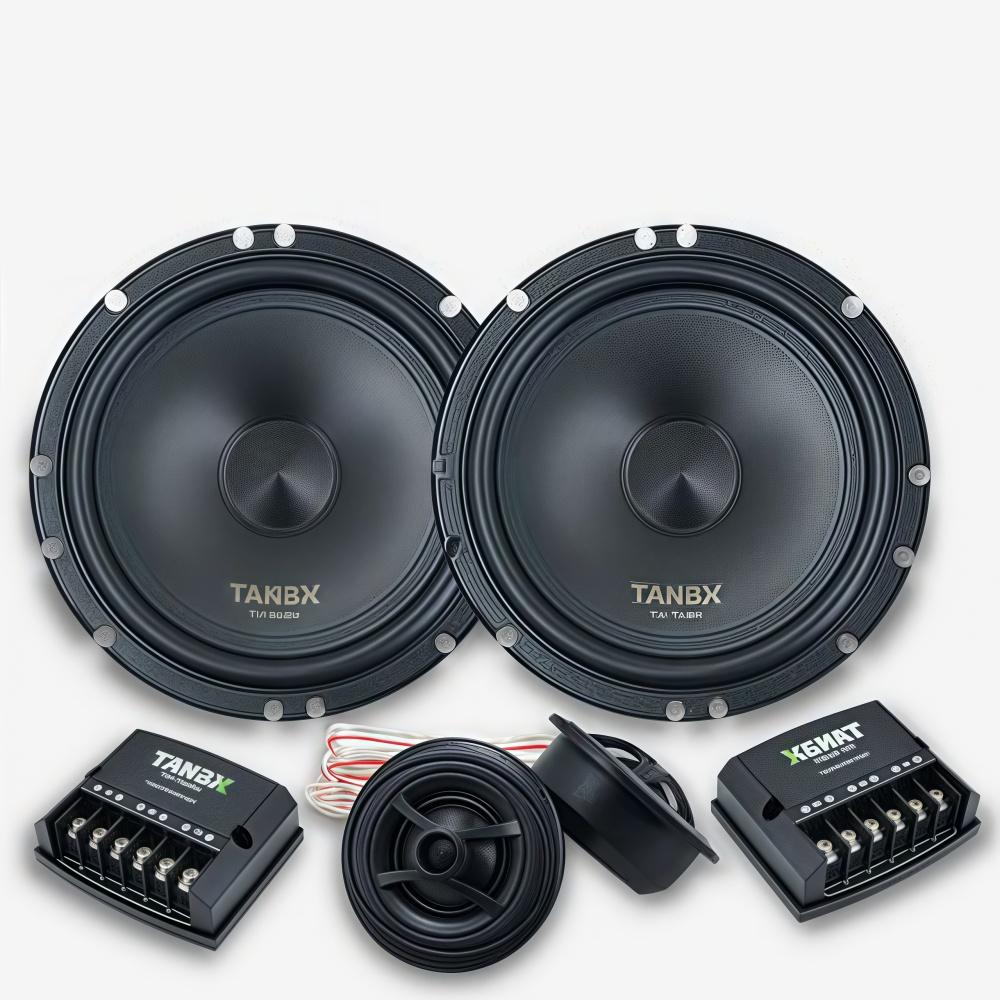 1 Set 6.5 Inch Car Speakers 12V Universal Car Speakers 2-Way MAX 180W Full Range Frequency Automotive Speakers Car Component