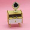 3pcs/set 1:12 Scale Dollhouse Vintage Comb Dressing Mirror For Doll House Bathroom Furniture Decor Accessories Kids Play Toys