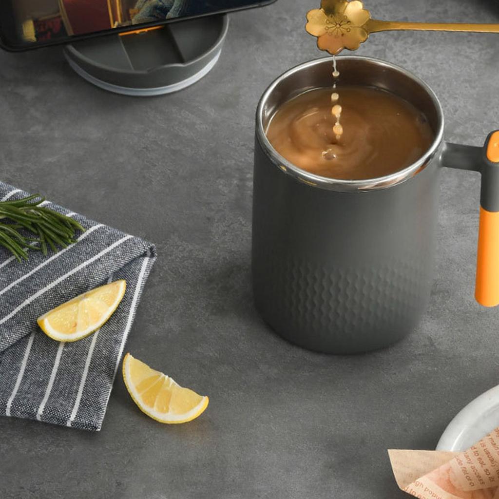 Portable Stainless Steel Beverage Mug with Handle Drinking Cup for Students and Commuters Multipurpose Milk Drinkware