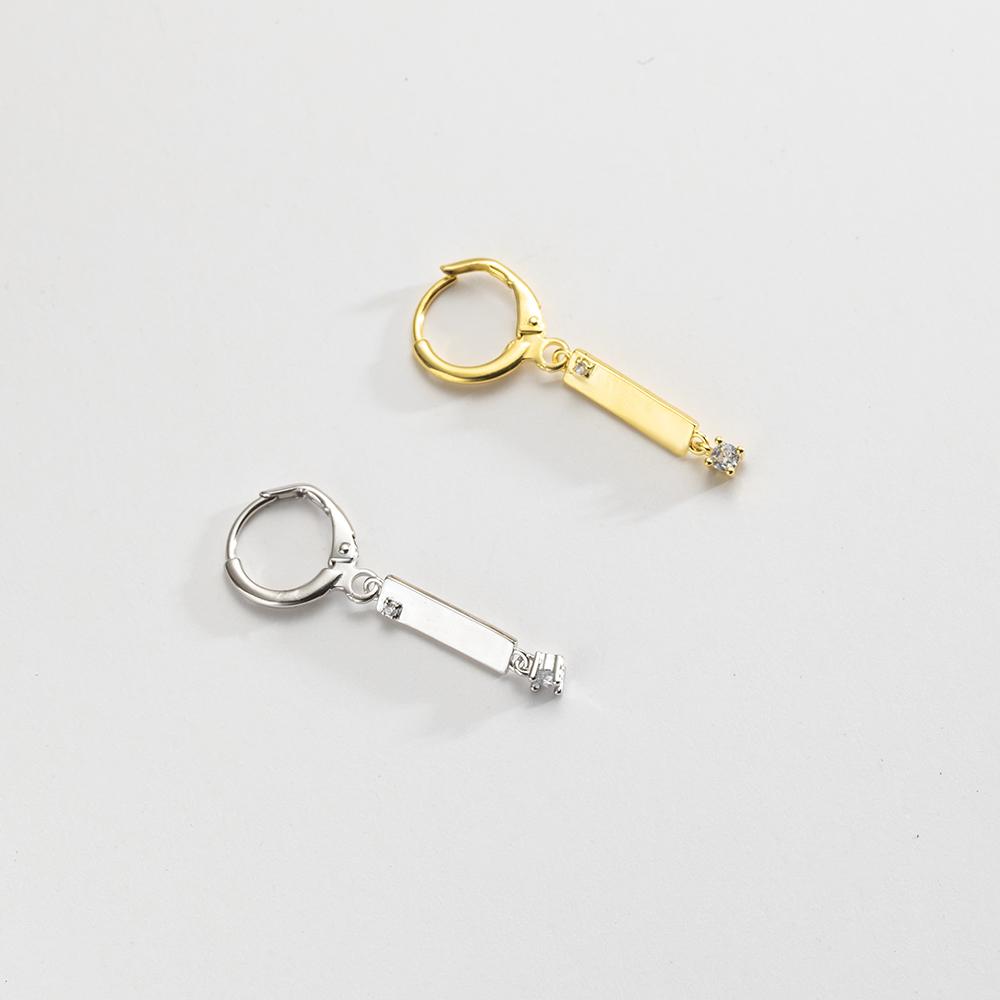 ANDYWEN 925 Sterling Silver Gold Earring Drop Earring Women Wedding Luxury Fine Jewelry 2023 Winter Good Lucky Jewelry