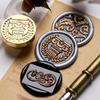 3D Relief Skulptur Europäischen Stil Dekorative Druck Wachs Siegel Stempel Klassische Siegel Briefmarken Hochzeit Karten Dekor