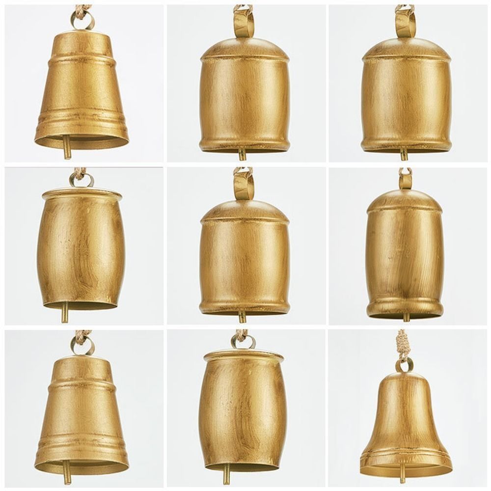 Corrosion Resistant Christams Cow Bells Handmade Christams Bell Pendant  Home Garden Decor