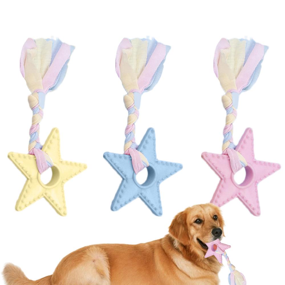 Puppy Chew Toy 3pcs Dog Chew Toys For Teething Interactive Puppy Teether Dog Teeth Cleaning Toy For Training And Cleaning Teeth