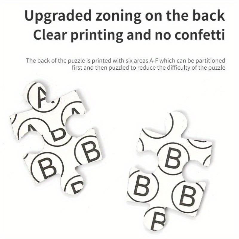 Christmas Atmosphere Adult Paper Puzzle 1000pss, Fun and Puzzle Education Game Home Decoration Wall Display Festival, Puzzle Gif