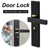 Universal Interior Door Handle Lockset Silent Door Knob  Household Hardware