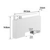 Yamazaki Under-Shelf Plastic Bag Holder Slim S White W3.6xD20.5xH14.8cm Tower Storage Case