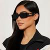 Retro Leopard-Print Square Sunglasses: Trendy Small-Frame with Unique Design