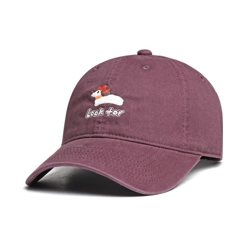 Cute Niche Design Puppy Baseball Cap Children'S Sunshade Leisure Increase And Deepen Large Brim Cap