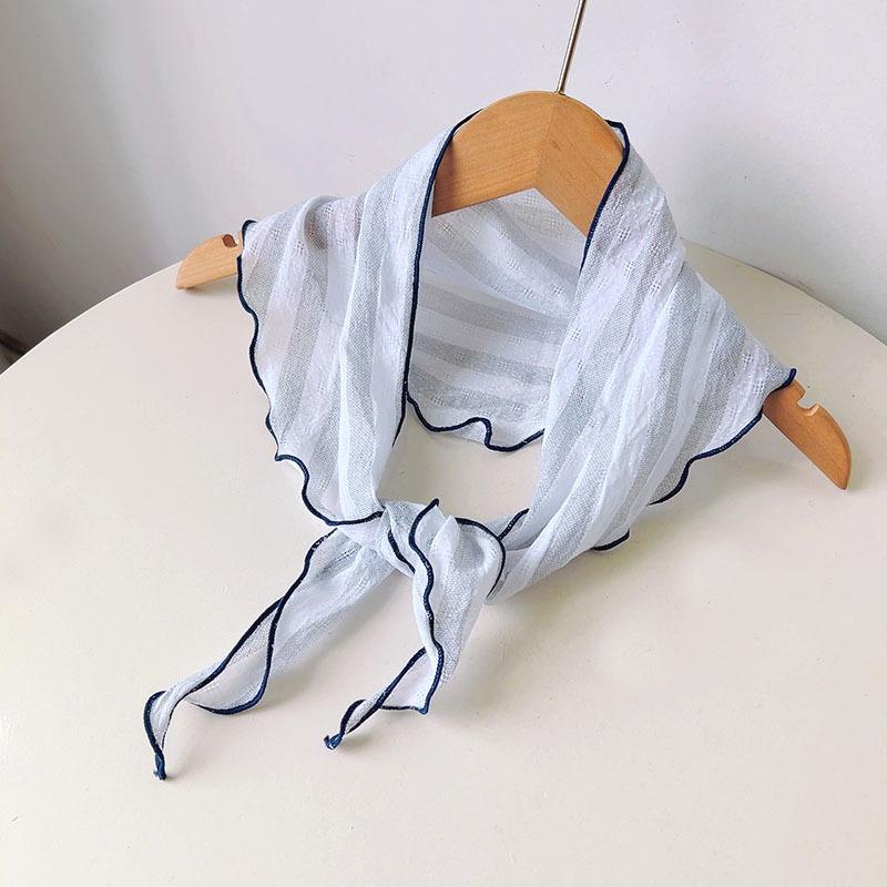 Summer New Triangle Soft Neck Protection Scarf Children's Cute Small Scarf Parent-child Small Scarves