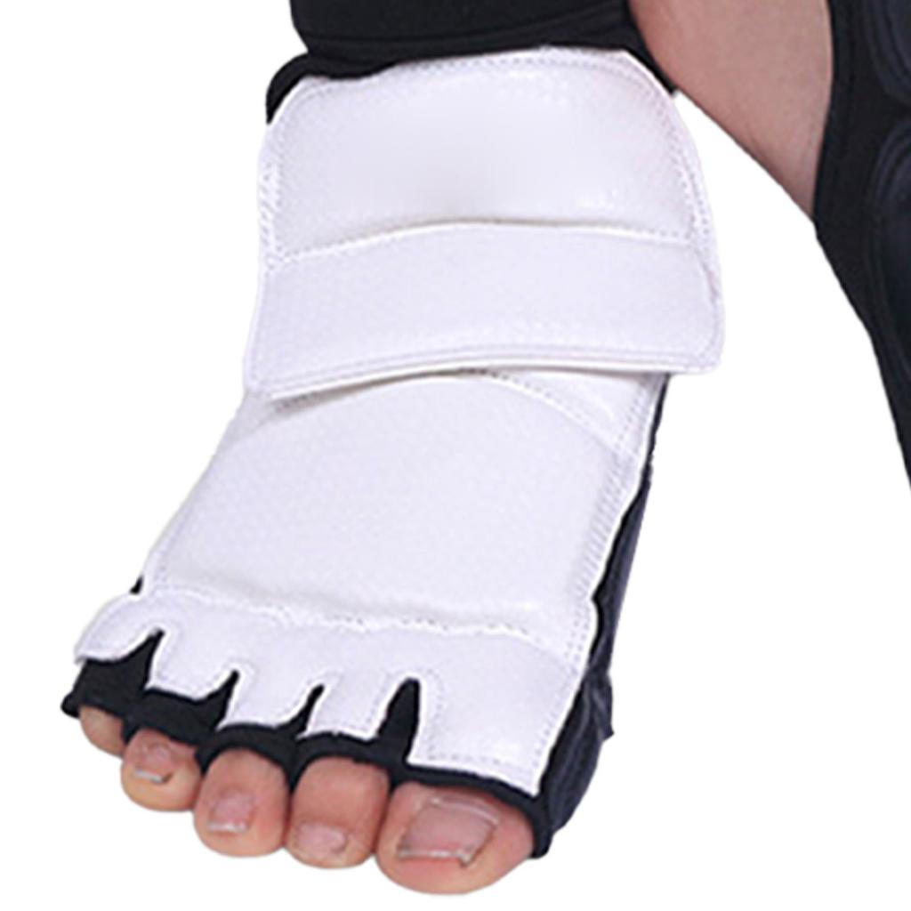 Taekwondo chránič nártu Dvojité upevnění Elastická tkanina Obklopující design Pohodlné taekwondo vybavení na nohy pro děti Chránič nártu S
