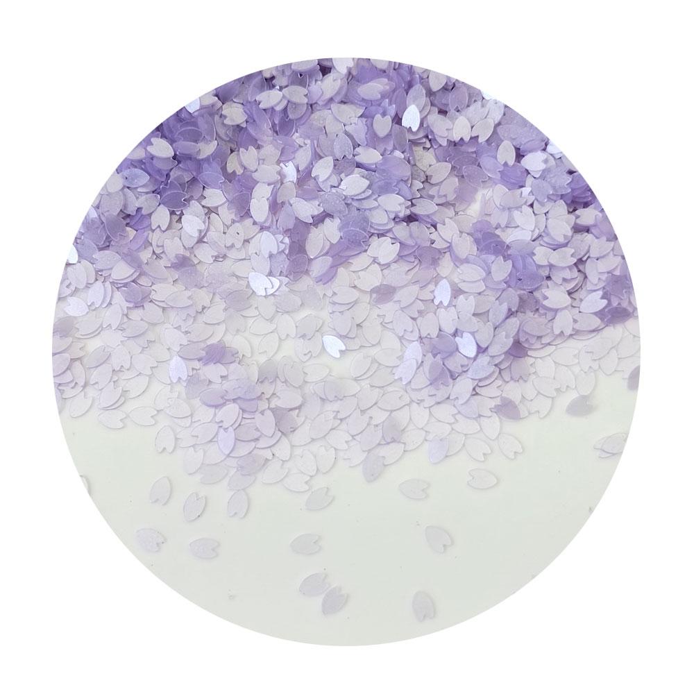 Clear PVC Sequins Petal Glitter Paillettes 3D Manicure Sticker for Craft Art Nails