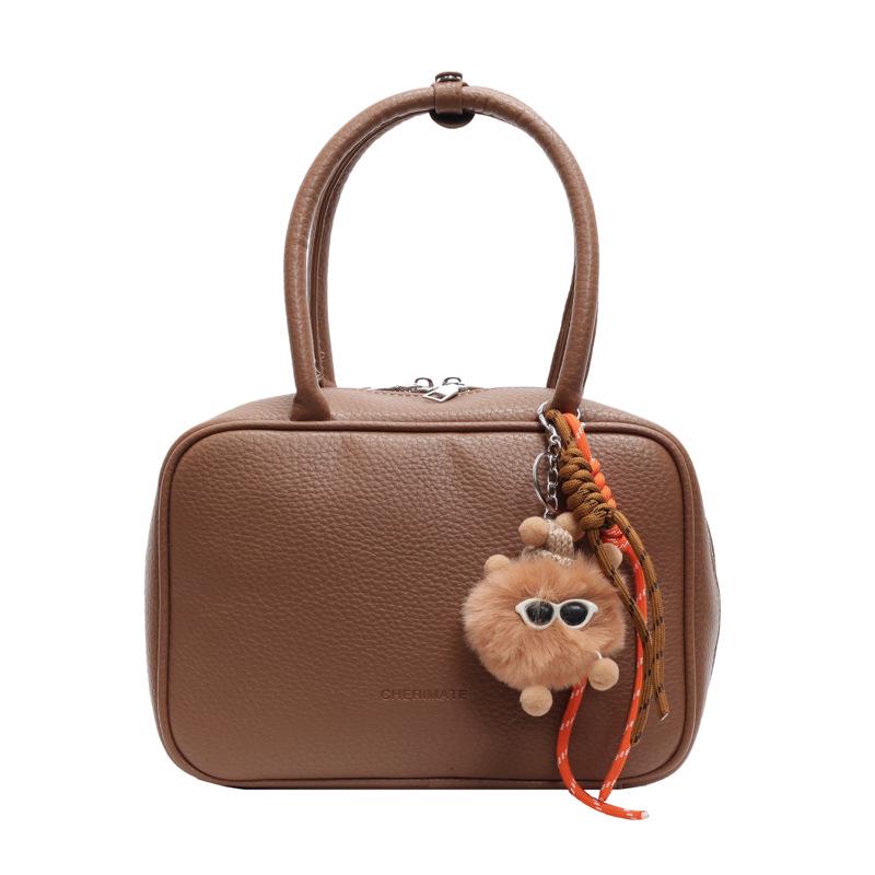 Autumn/Winter Large Capacity Niche Design Bowling Handbag - High Quality & Stylish
