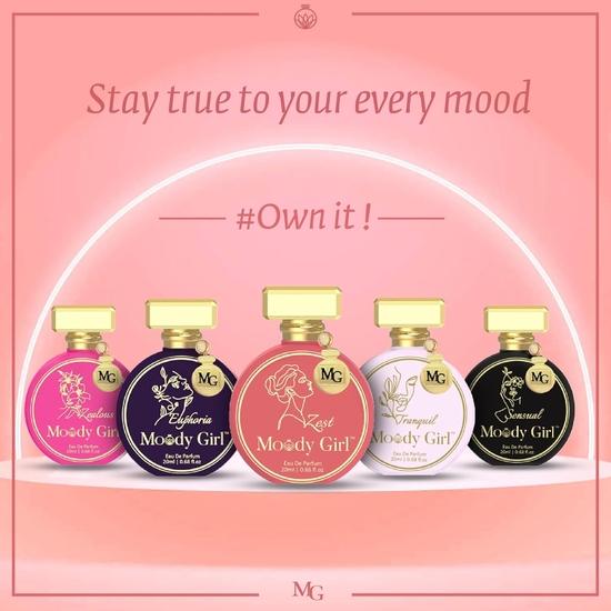 Moody Girl Zest Luxury Perfume for Women | Fresh, Fruity & Gardenia Fragrance| Ideal for Gifting to Women & Girls (Zest 20ML)