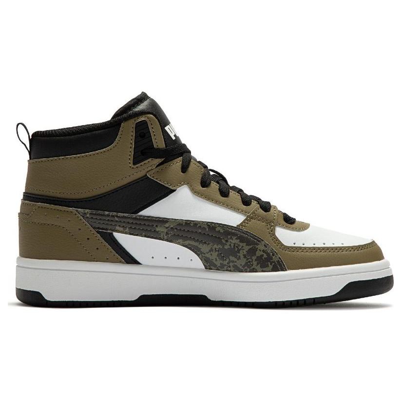 Puma Rebound Joy Camo High-Top Sneakers Unisex Sneakers Brown Green 391904-02