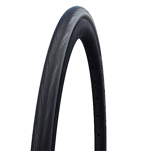 Genuine Schwalbe Lugano 2 700x28C Clincher Wheels with Wire Bead, Black, Part Number 11159019, for Road and Entry/Training Use