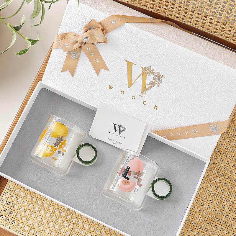 WOOCH Fruit Lover Glass Cup Gift Set