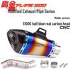 Gaokin Flame500 Exhaust 51mm Mid-Section Connector Modification