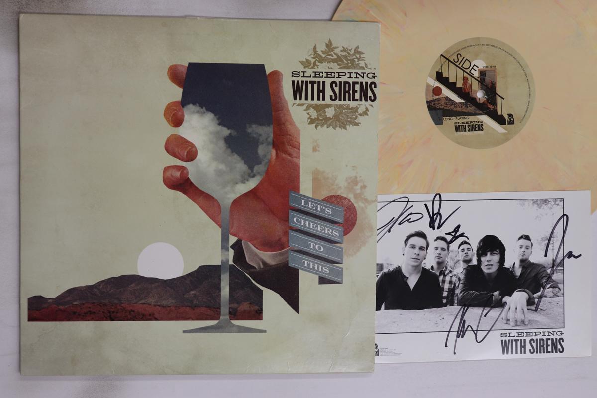 

LP Record SLEEPING SIRENS Lets Cheers To This RISE1321 RISE RECORDS 2012 US Rock Used
