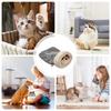 Cat Sleeping Bag Winter Warm Plush Bed Soft Enclosed Cat Nest For Bunny Small Animals Kitten Winter Indoor Bedroom Living Room