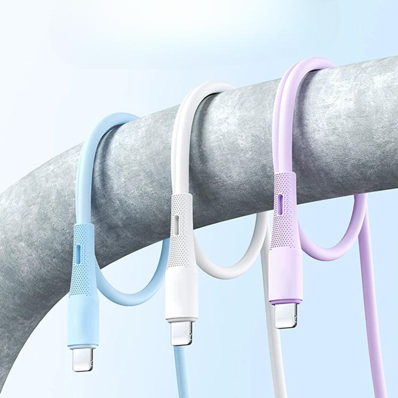 Aplicabil pentru Apple 15 Xiaomi Telefon Mobil Dual Type-C Încărcare Rapidă PD 100W Tabletă Cablu de Date Silicon Moale Lichid