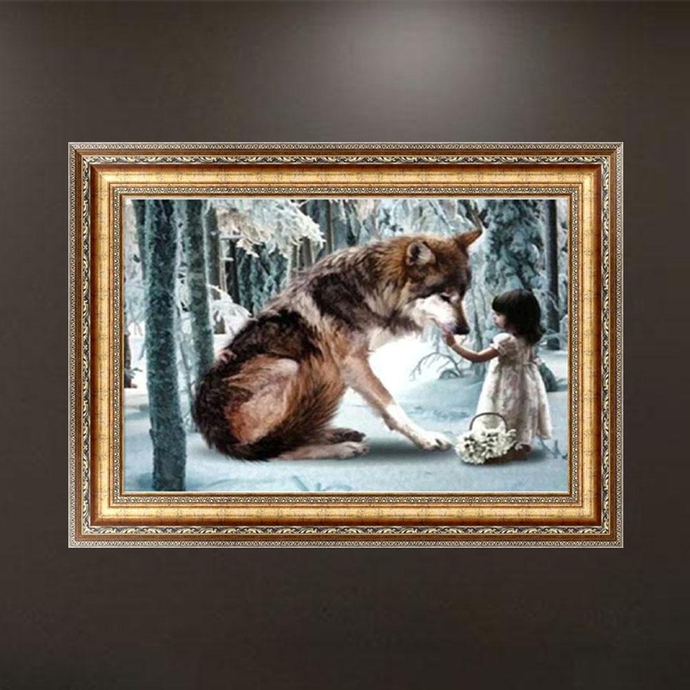 DIY 5D Diamante Pintura Delf/ín Taladro Completo Campo de estr/ás para Pintar con Punto de Cruz por Numero Kits Arte Manualidades hogar decoraci/ón de Pared 40x50cm