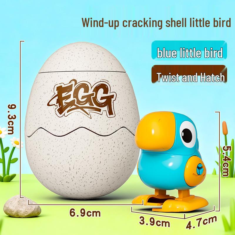 Viral Parrot Wind-Up Toy: Walking, Egg-Bouncing Animal for Kids