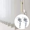 Acrylic Blind Wand Tilter for 1-1/2inx2-1/4" Headrail, Durability Window Treatments Opening For Privacy Control