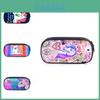 Unicorn Pencil Case Large Capacity Nylon Storage Bag For Students And Office Use