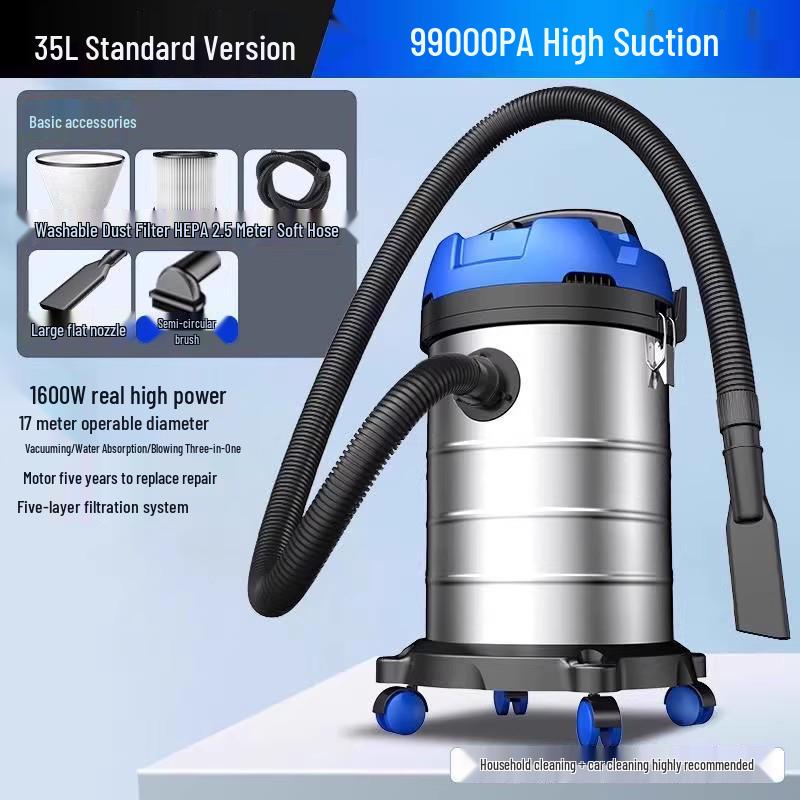 Leistungsstarker Staubsauger mit hoher Saugkraft für Zuhause, Auto und gewerbliche Nutzung