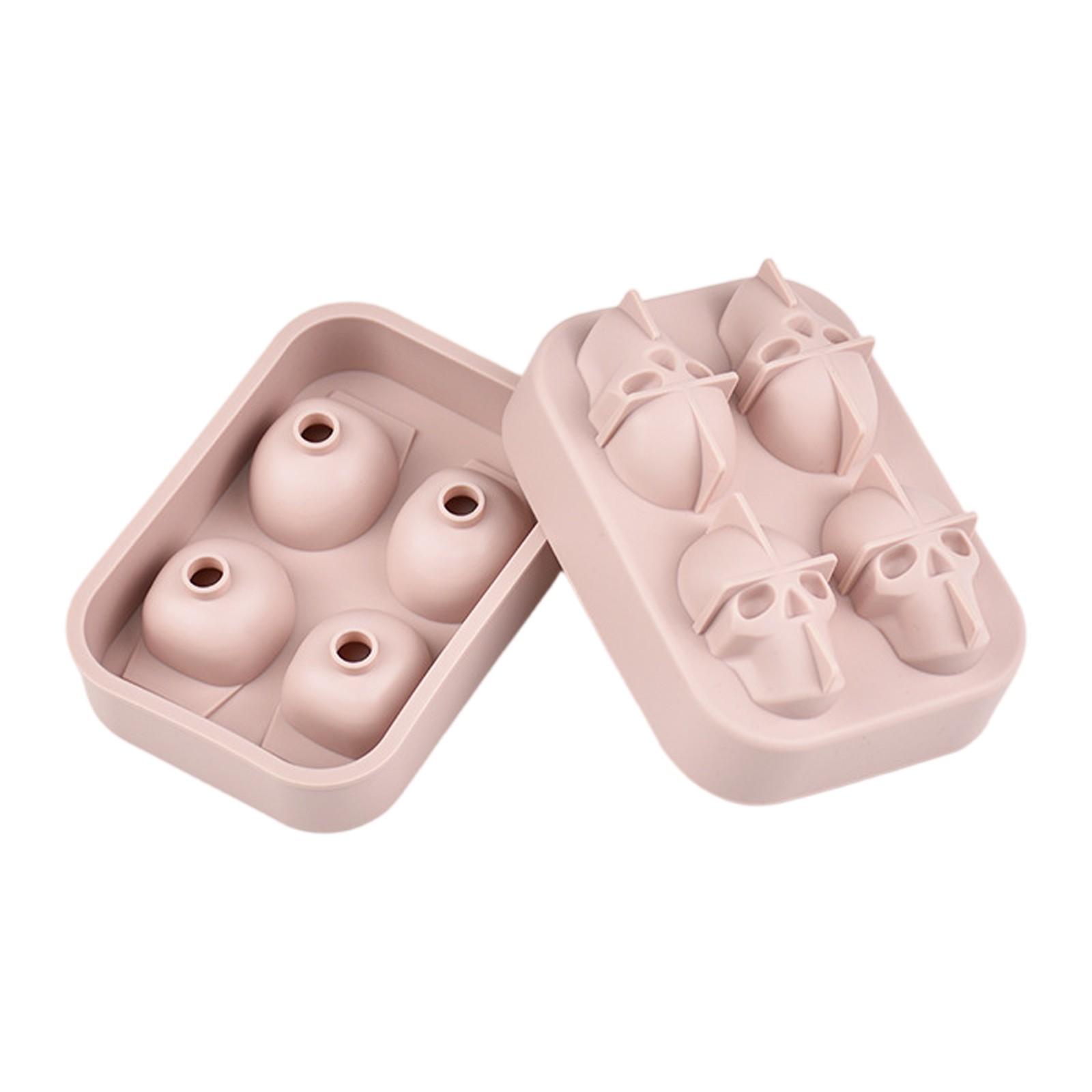 

Силиконовая форма для ледяных шариков, бытовой пищевой лоток для льда, домашний One Size розовый