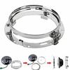 Black/Chrome 7" LED Headlight Mounting Bracket Ring Headlight Mount Lamp Holder Bracket For Wrangler JK Suzuki Samurai Car Motor