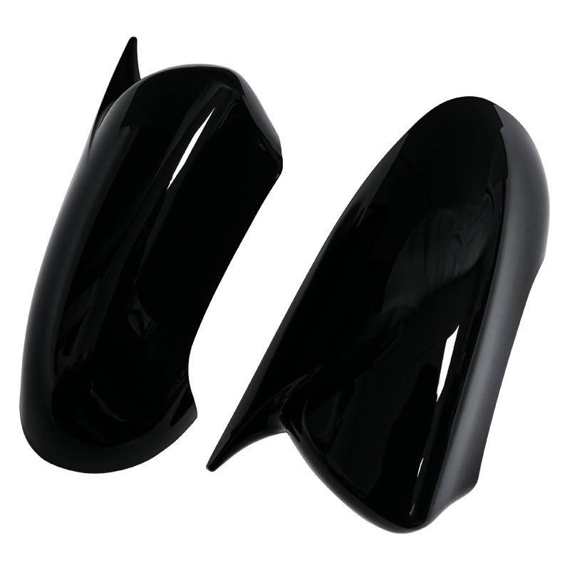 Side Mirror Housing Cover Caps For Nissan Qashqai J10 2007-2014 Black Style Side Mirror Cover Shell Sticking Car Accessories