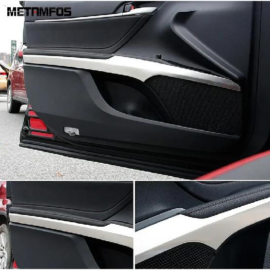 For Toyota Camry 2018      2024 2025 Stainless Steel Interior Door Armrest Panel Molding Trim Accessories