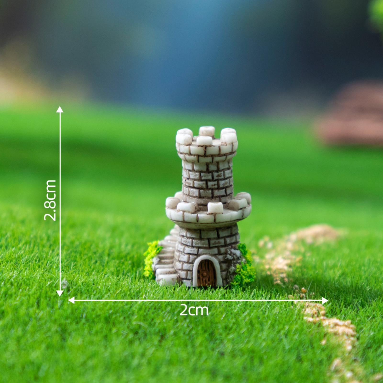 

Miniature Creative Vintage European- Castle DIY Blind Bag Decorative Accessories Sand Table Photography Scenery Miniature Ornaments One Size