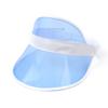 Candy Color Sun Hat Oversized Brim Running Sports Empty Top Hat Sugar Color Plastic Summer Sun Protection Hat