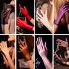 Women Oil Glossy Tight Stocking Gloves Sexy High Elastic Transparent Ultra-Thin Clubwear Short Wrist Gloves