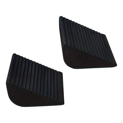 Set of 2 Squat Wedge Blocks, Calf Stretch Wedges, Non-Slip Compact Ramp for Tight