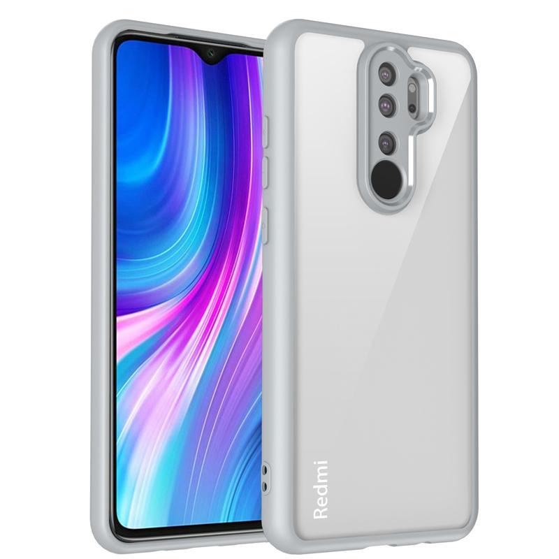 Pro Xiaomi Redmi Note 8 Pro Pouzdro Pokovený Nárazník Nárazuvzdorný Průhledný Zadní Kryt Tvrdé Matné Pouzdro na Telefon pro Xiaomi Redmi Note 8 Pro