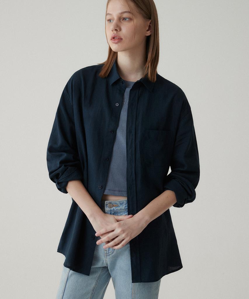 SUARE WOMEN Essential Tencel Linen Oversized Shirt - 9 Colors