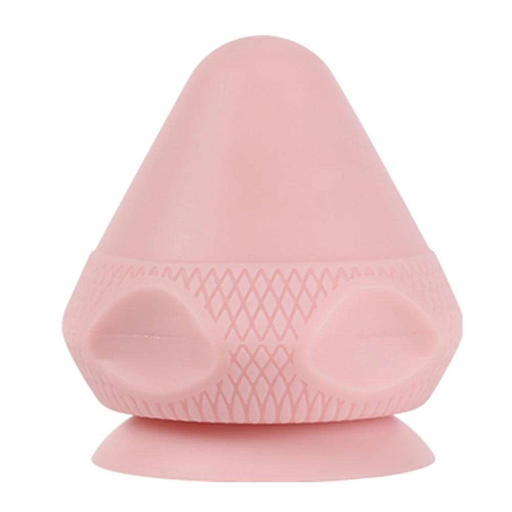 

Массажный мяч для расслабления мышц, мяч для физиотерапии, массаж глубоких тканей, йога, фитнес, присоска, самомассажер для спины, шеи, стоп розовый