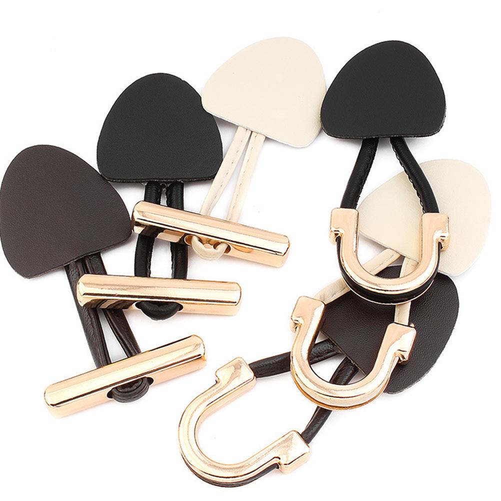 Hornstilsknappar Slitstarka Klädknappar för Kappa Klänning Midjeband Ersättningsspännen Dekorativa