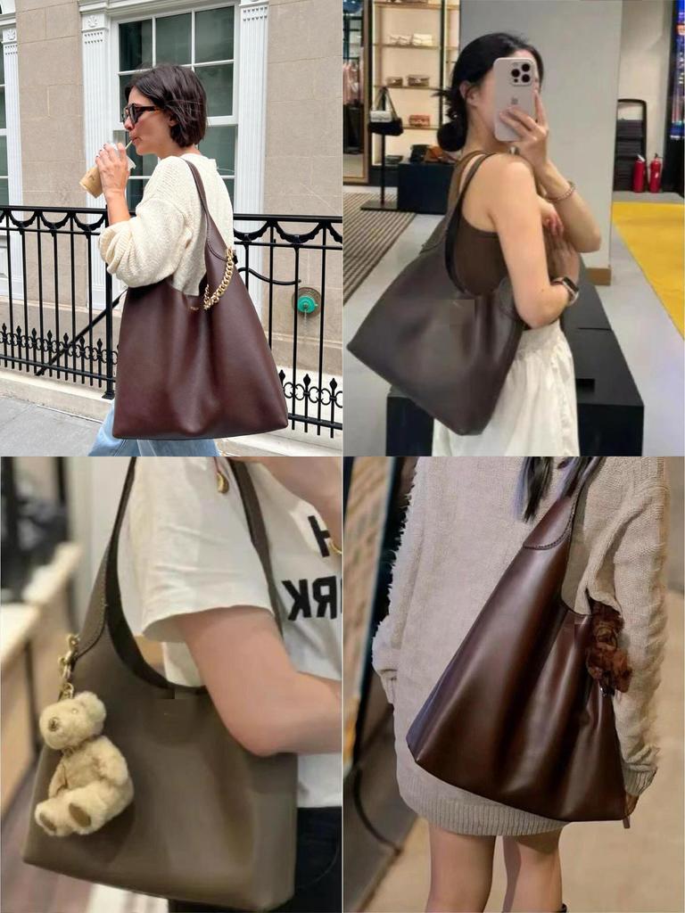 Koujia Genuine Leather Retro Shoulder Bag