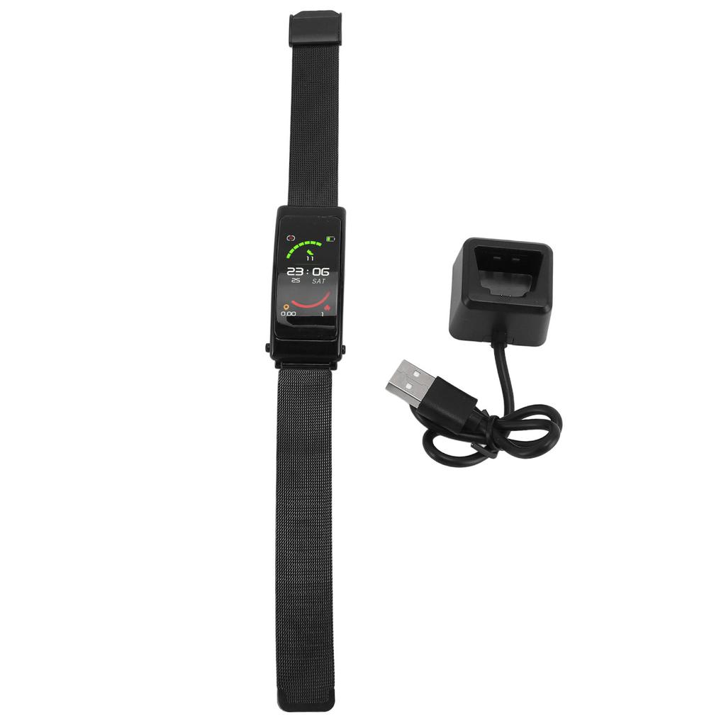 Relógio inteligente de 1,14 polegadas com rastreador de saúde e condicionamento físico, fone de ouvido Bluetooth, vários modos esportivos, pedômetro de aço