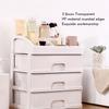 3 Layers Drawer Makeup Organizer 3 Layers Drawer Type Dustproof Makeup Storage Drawers Transparent Makeup Storage Organizer