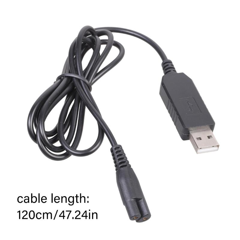 Universal 3V Replacement Charging Cable For Multiple Cordless Orals Irrigators Type C USB Double Port 1.2m