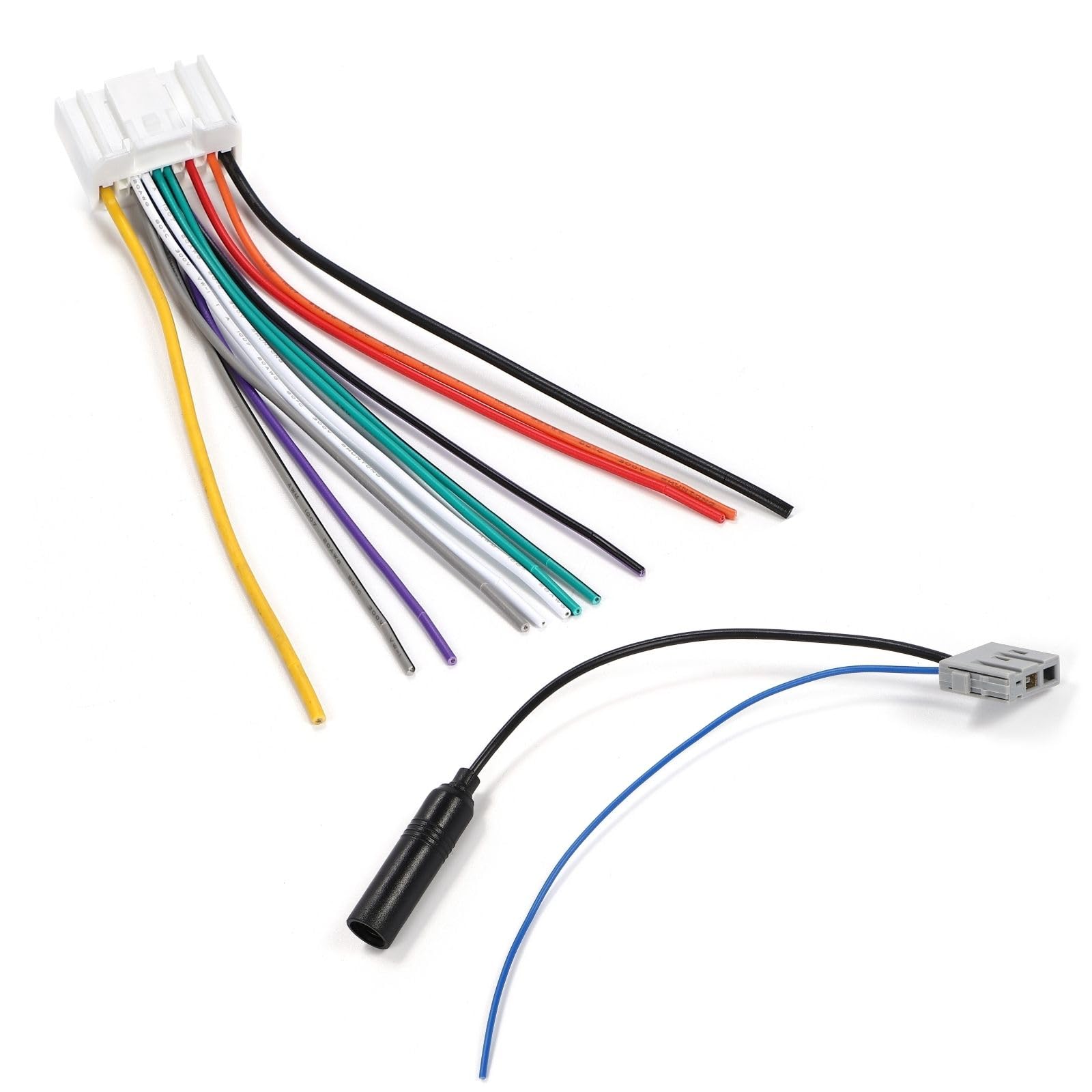 

calm wish Nissan Car Navigation Audio Accessories Plug Power Wiring Retro Radio Antenna am Conversion Coupler External 2 Piece Set