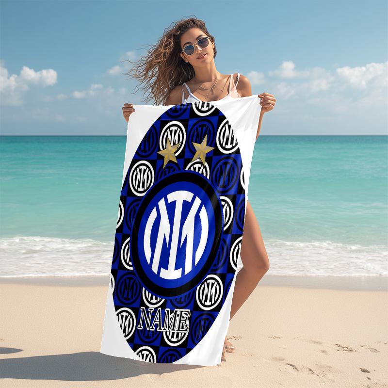 Personalized Nautical Crest Emblem Beach Towel Microfiber Beach Towel Thin Absorbent for Beach Swimming Yoga Bath Sports. 0910114