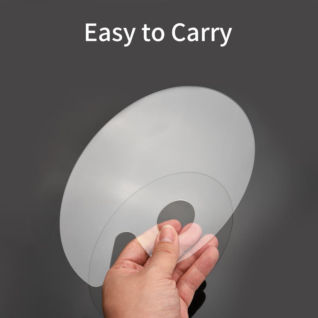 2PCS Acrylic Paint Palette Rectangle Shape Transparent Non-Stick Oil Paint Mixing Tray Comfortable